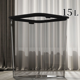 INS Style High-Quality Large Capacity Trash Can - Stylish Household, Bathroom, Kitchen, Toilet, Dormitory Use Dustbin